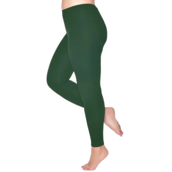 Lange leggings - Forest Green 50 Denier Grøn -PM Female 5XL - STR. 60-62