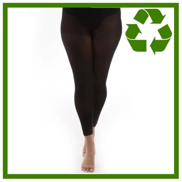 Lange leggings - Black RECYCLED 50 Denier Sort -PM Female XL - STR. 44-46