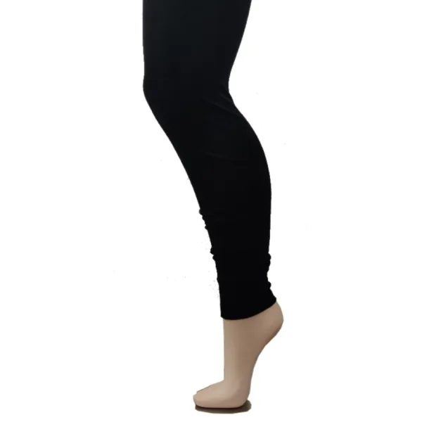 Lange uld Leggings i Sort - Festival 570 Sort-Festival Female 42/44