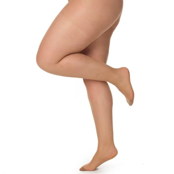 Luxury Sun Tan Curvy Super Stretch Strømpebukser Nude -PM Female XL - STR. 44-46