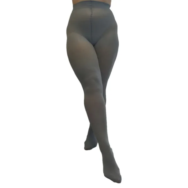 Pebble Grey 50 Denier Curvy Super Stretch Strømpebukser Grå -PM Female XL - STR. 44-46