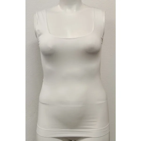 Microfiber top i Hvid - Festival508000 Sort-Festival Female XL - STR. 42-44
