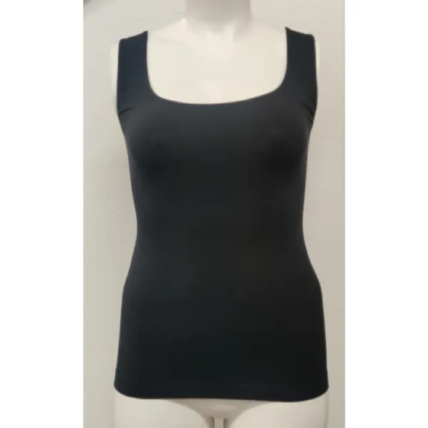 Microfiber top i Sort - Festival508000 Sort-Festival Female XL - STR. 42-44