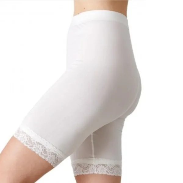 Plus size shorts med blonde i Offwhite - Festival501000 Hvid-Festival Female 42/44