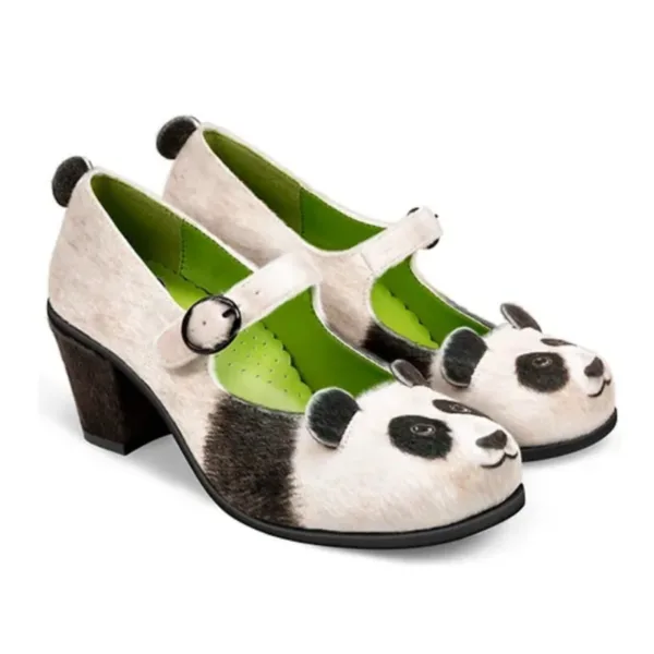 Panda Midi Heels sko Hvid Female EU37,5 - HCD37