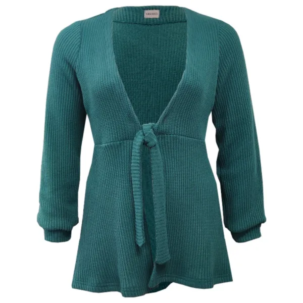 Osaka Cardigan Dark Teal Blå -DS  S - 42/44