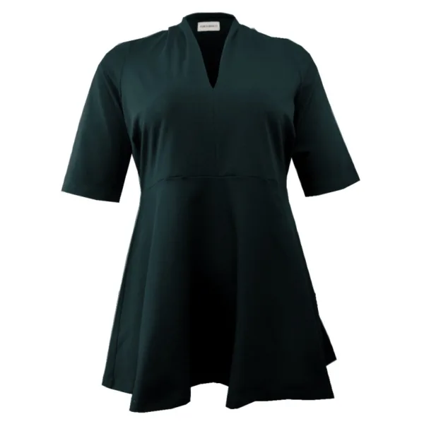 Plus size bluse - Sendai Forest Green Grøn Female 46