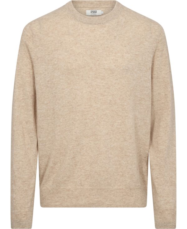 Maryn 2 RWS Strik Lambswool Moonbeam Mand XXL