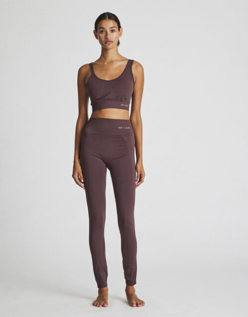 Shanti Seamless Leggings Peppercorn Kvinde XL