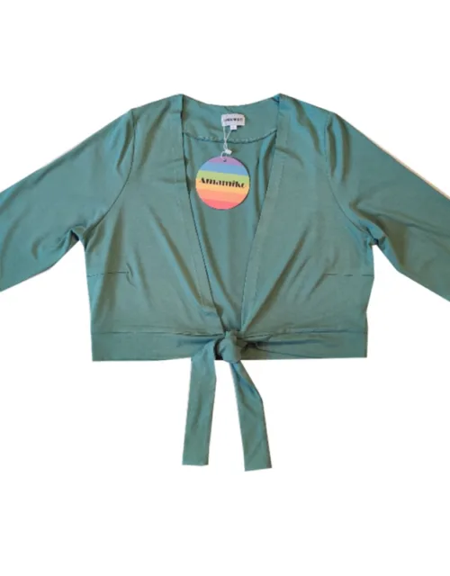 Bamboo Bolero Ocean Grå -DS Female S - 42/44