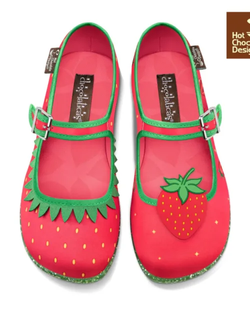 Berry Bliss Mary Jane Sko Rød Female EU38,5 - HCD38