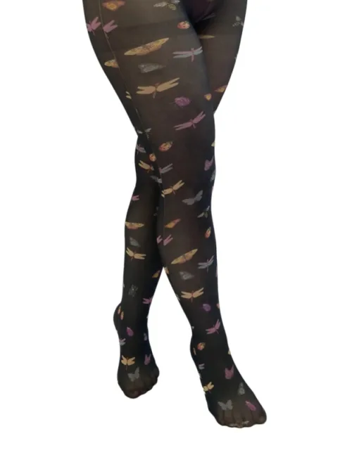Bugs Curvy Super Stretch Strømpebukser Sort -PM Female XL - STR. 44-46