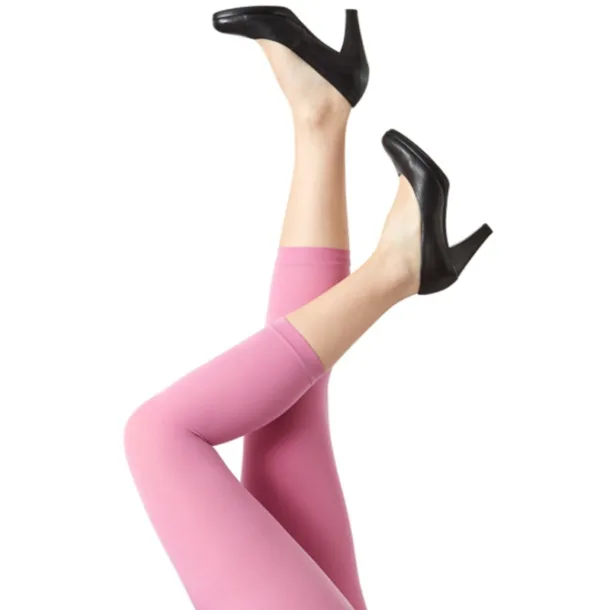 Plus size 3/4 Leggings i Lyserød - Amelie Crocus Festival96120 Pink-Festival Female 42/44