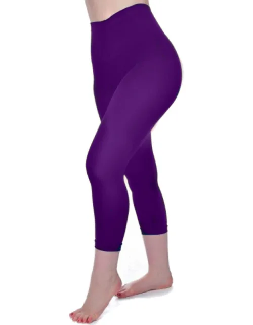 Capri Leggings - Purple Lilla -PM Female XL - STR. 44-46