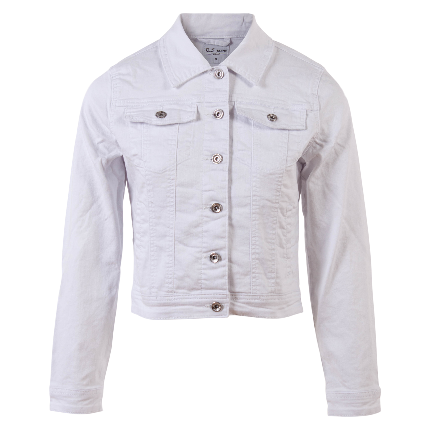 Bs Jeans Dame Denimjakke Hvid