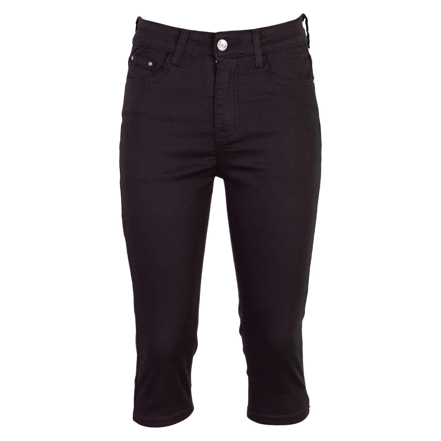 Bs Jeans Dame Capri Plus Size Sort 42