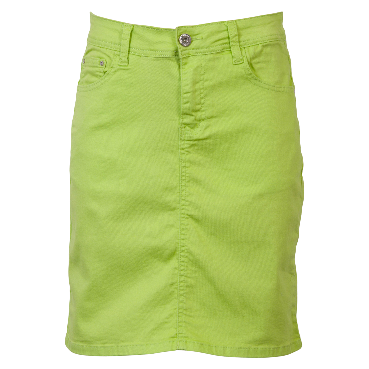 Bs Jeans Dame Nederdel Grøn 44