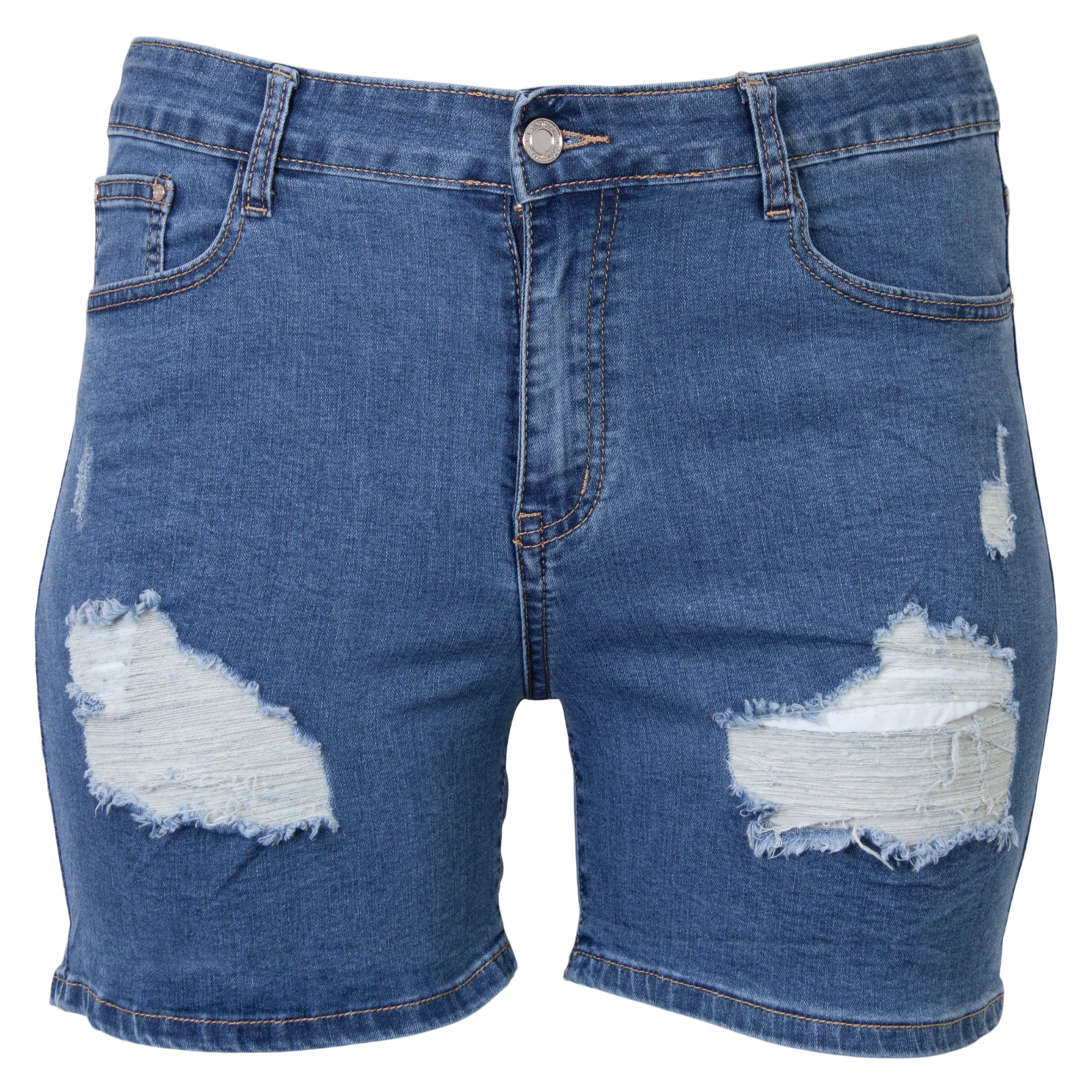 Bs Jeans Dame Shorts Plus Size Denim 52