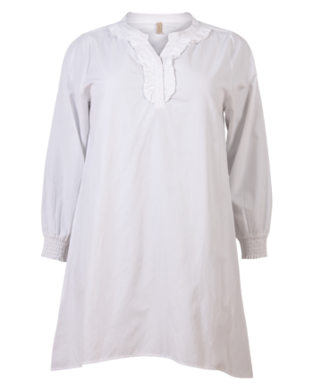 Cassiopeia Lonetta Dame Tunika Plus Size Hvid 54 56