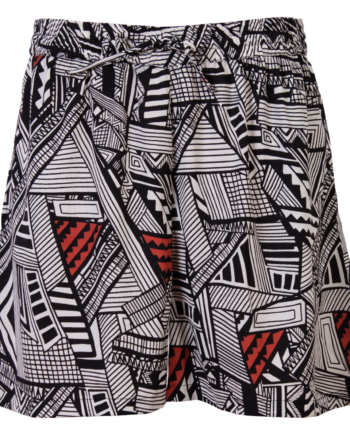 Chacha Dame Shorts Black White