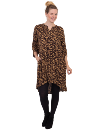 Chacha Dame Tunika Brown Animal