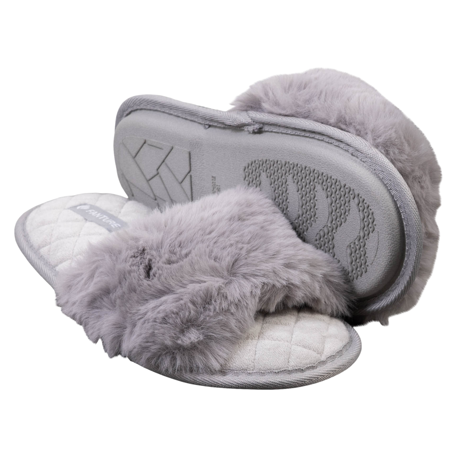 Fanture Dame Hjemmesko Light Grey 42 43