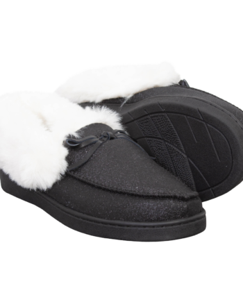 Fanture Dame Hjemmesko    Glimmer Black Glitter 40