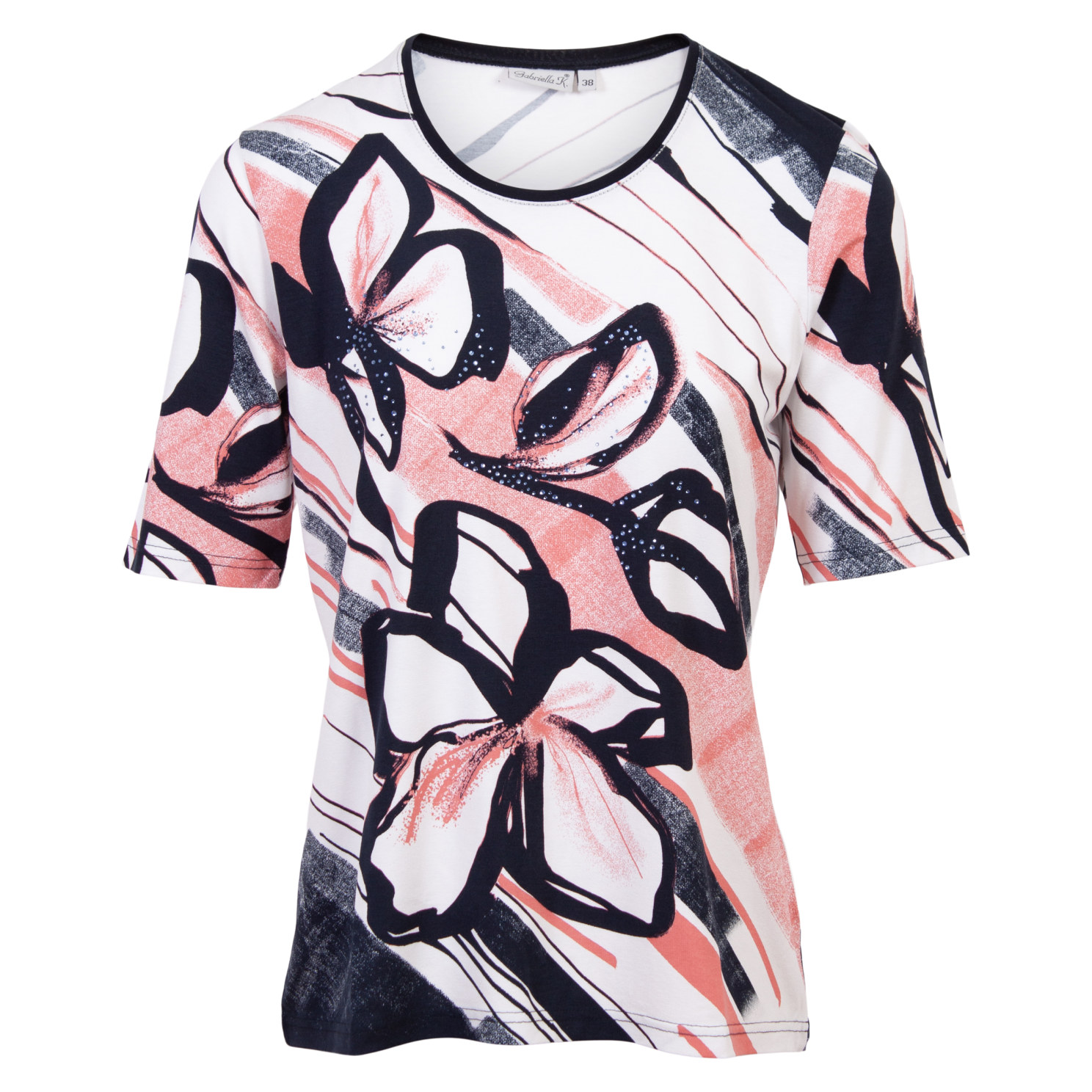 Gabriella    Dame  -shirt Plus Size Rot 42