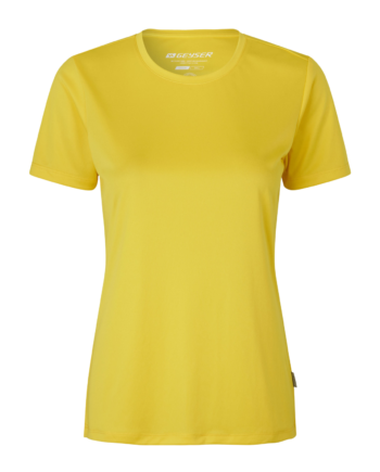Geyser By Id Dame Trænings  -shirt Gul