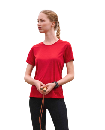 Geyser By Id Dame Trænings  -shirt Rød