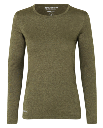 Geyser By Id Dame Træningstrøje Oliven Melange