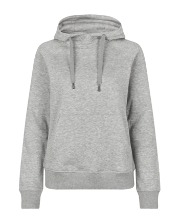 Id Core Dame Hættetrøje Lys Grå Melange