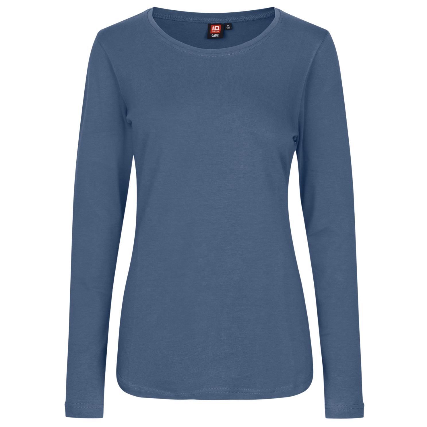 Id Interlock Dame Langærmet  -shirt Indigo
