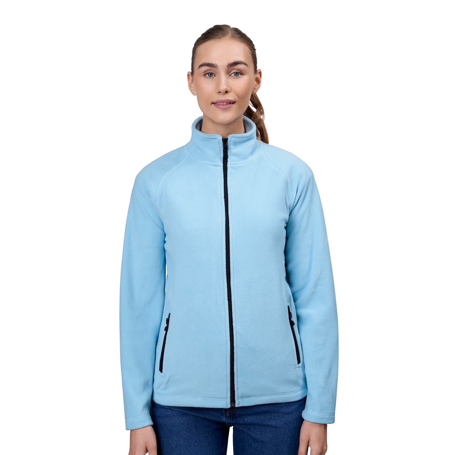 Id Microfleece Dame Fleecejakke Light Blue Xs