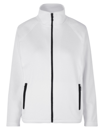 Id Microfleece Dame Fleecejakke White Xs