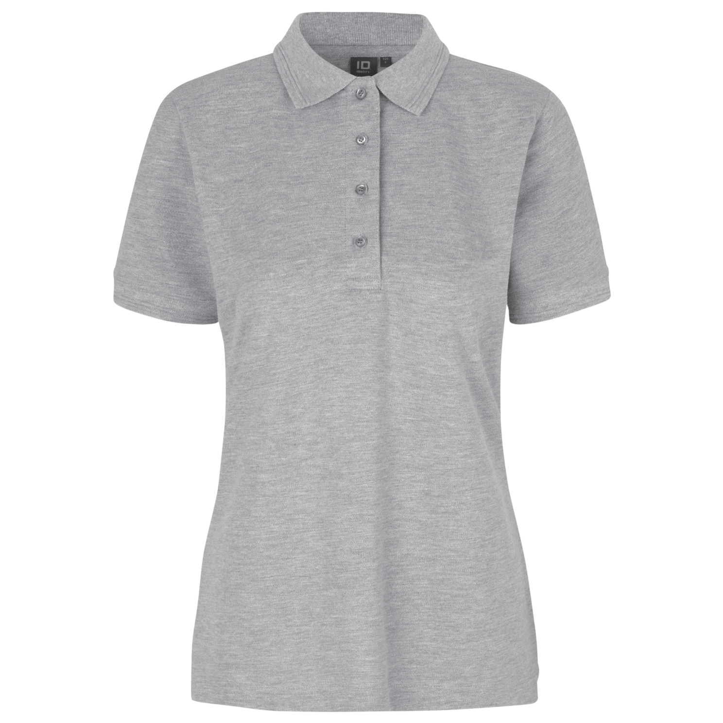 Id Pro Wear Dame Polo Grey Melange