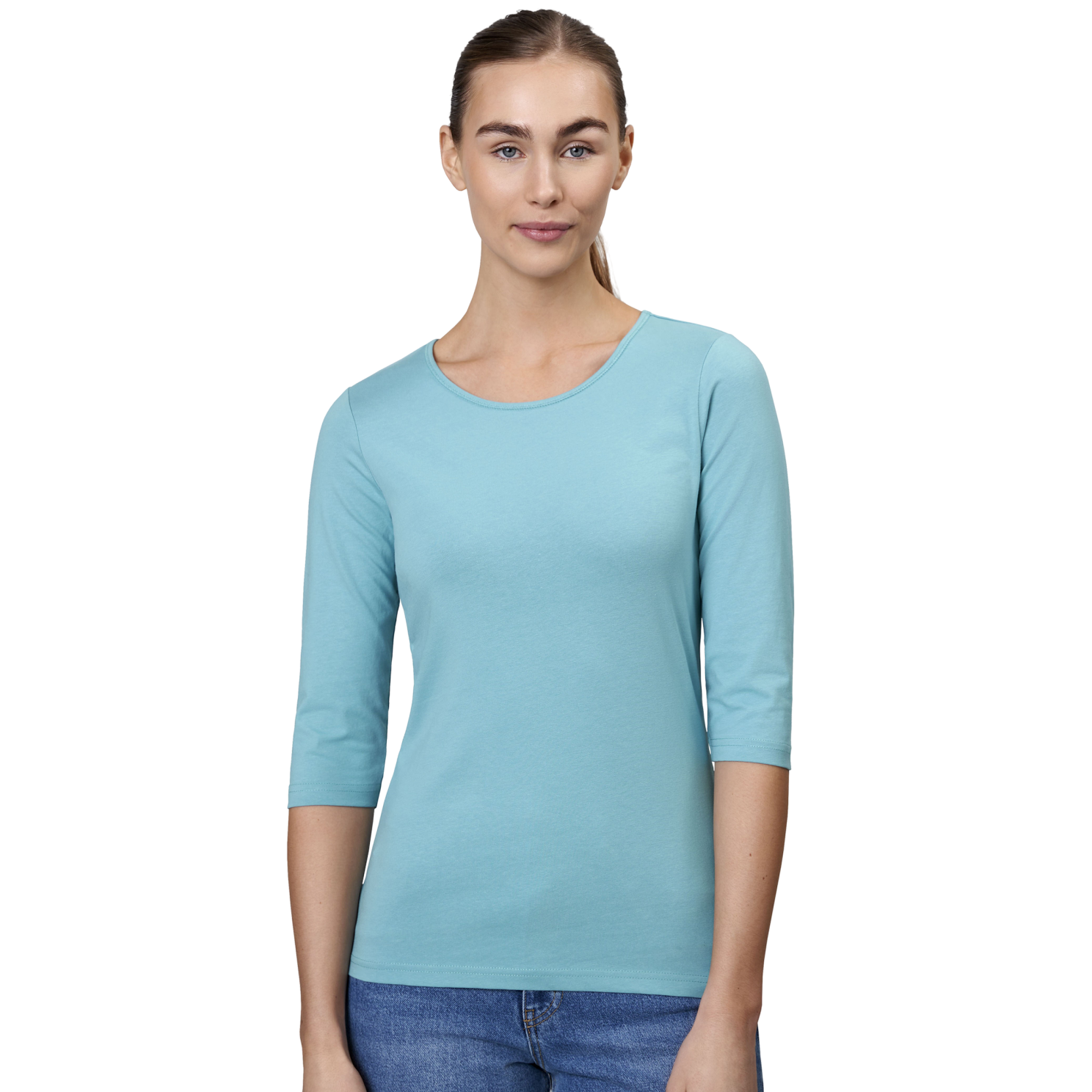 Id Stretch Dame Trøje    Stretch Støvet Aqua