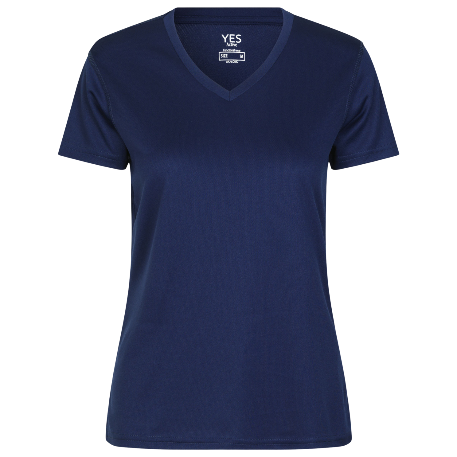 Id Yes Active Dame Trænings  -shirt Mørk Kongeblå