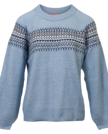 Kopenhaken Nyhavn Dame Striktrøje Dream Blue Xs