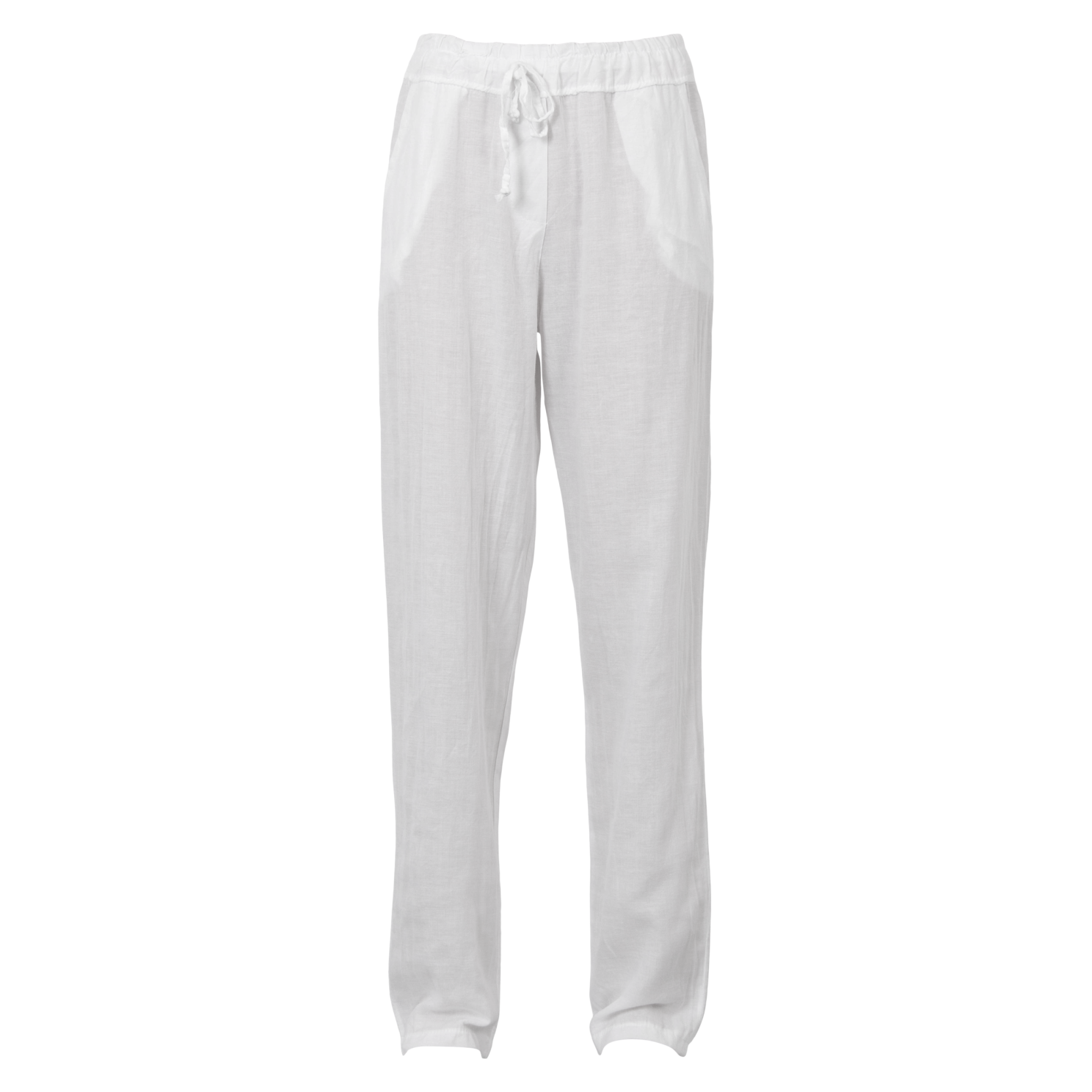 Leonora Dame Bukser   Hørmix Bright White