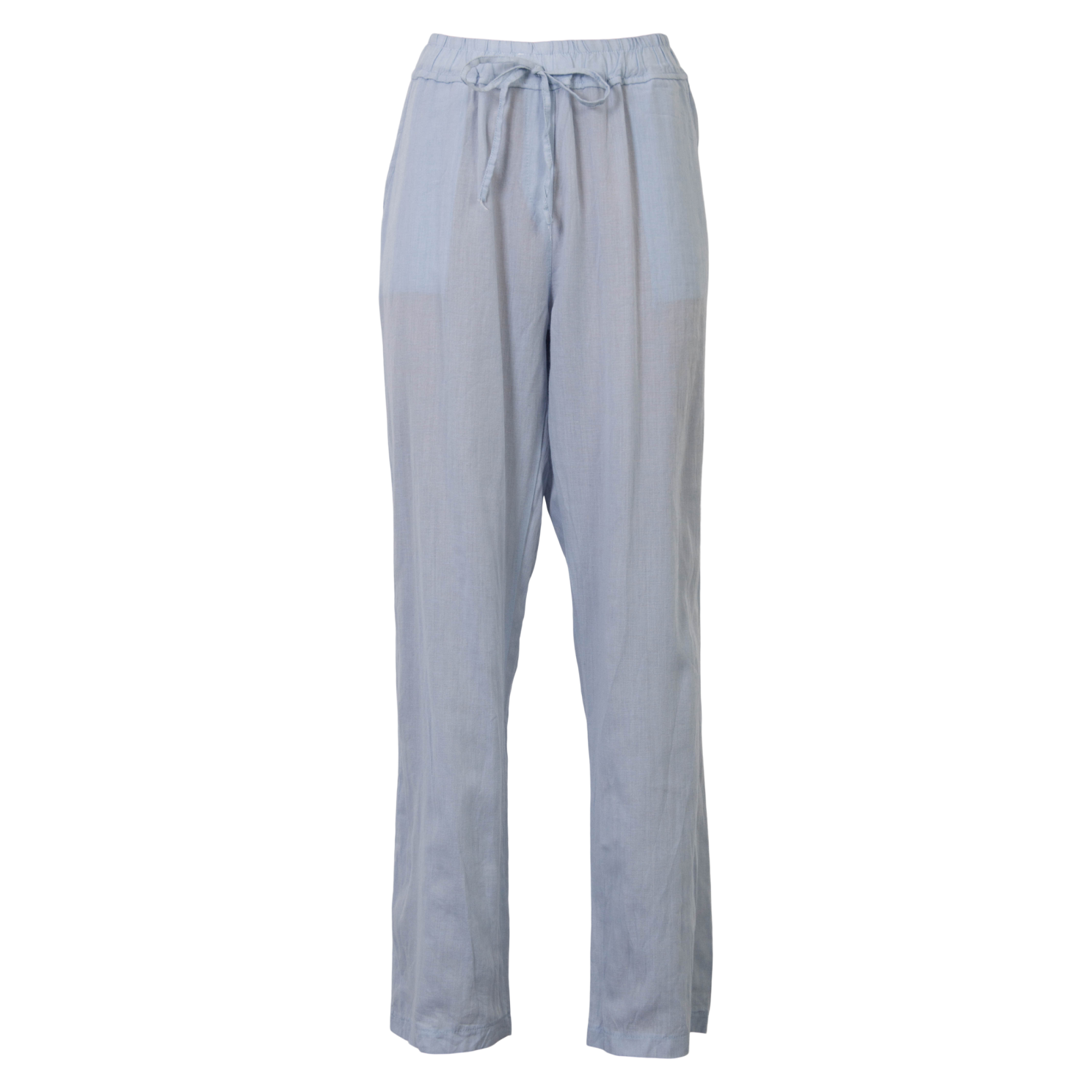 Leonora Dame Bukser   Hørmix Plus Size Heavenly Blue 54