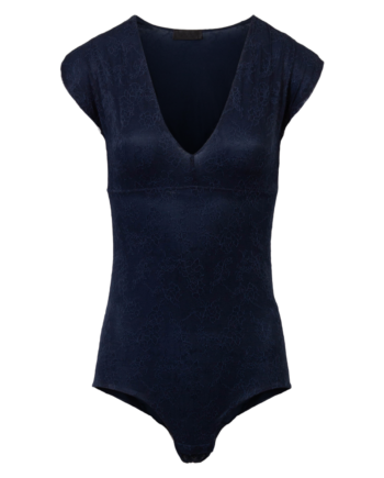 Lulu 39   Drawer Leigh Dame Bodystocking Navy