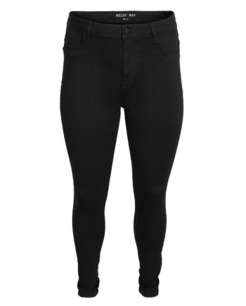 Noisy May Curve Dame Jeans Plus Size Black Denim 54 30