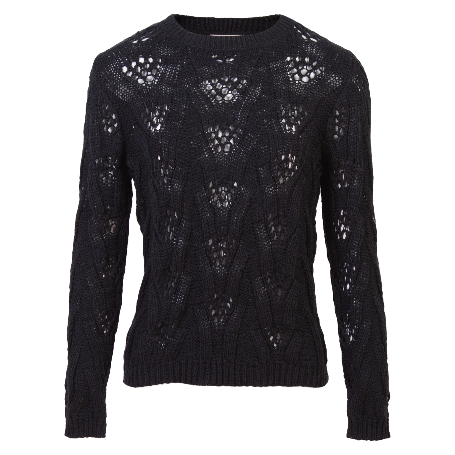 Ofelia Mandy Dame Striktrøje Black