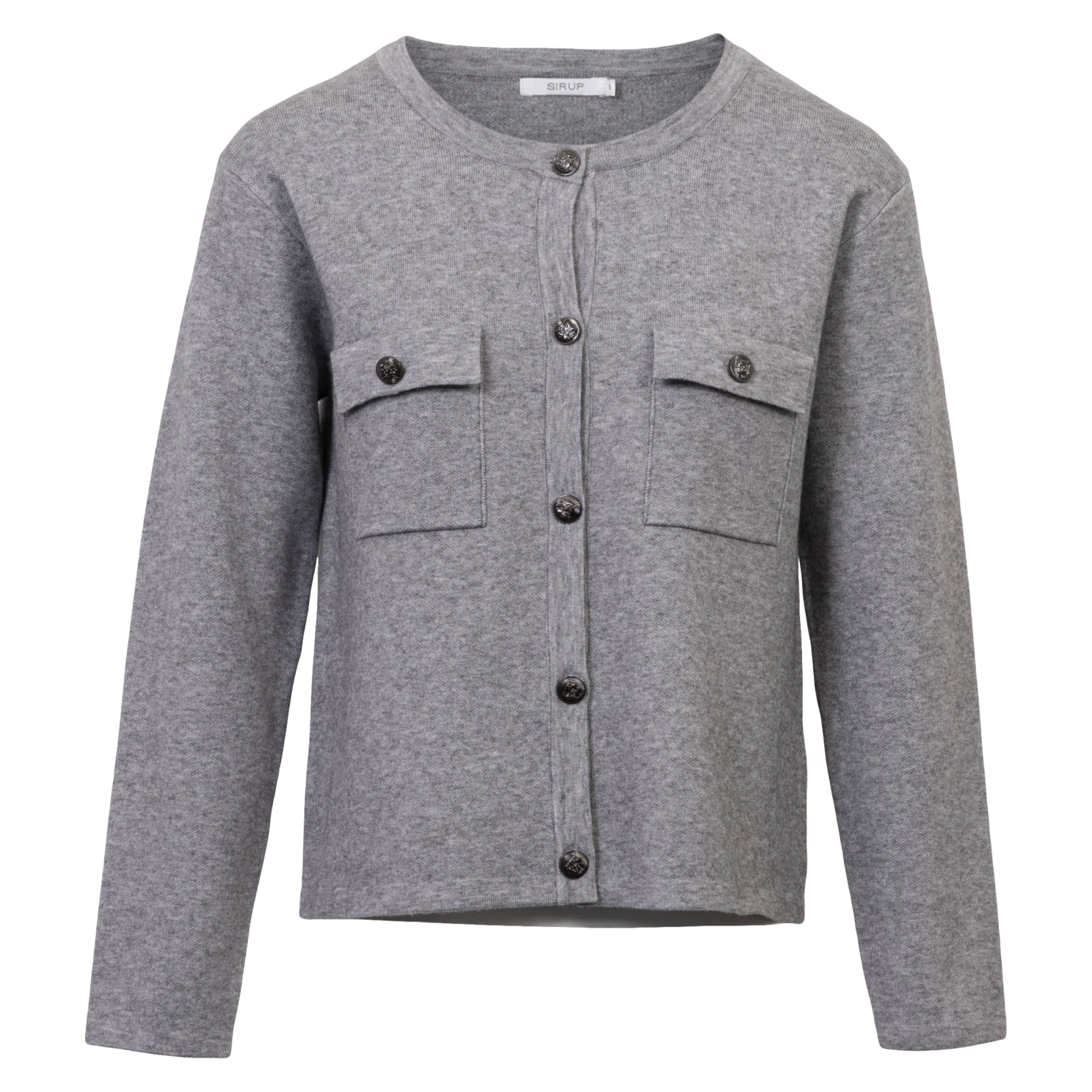 Sirup Dame Cardigan Dark Grey Melange