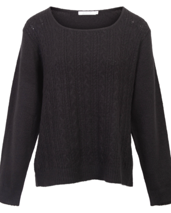 Sirup Dame Striktrøje Black