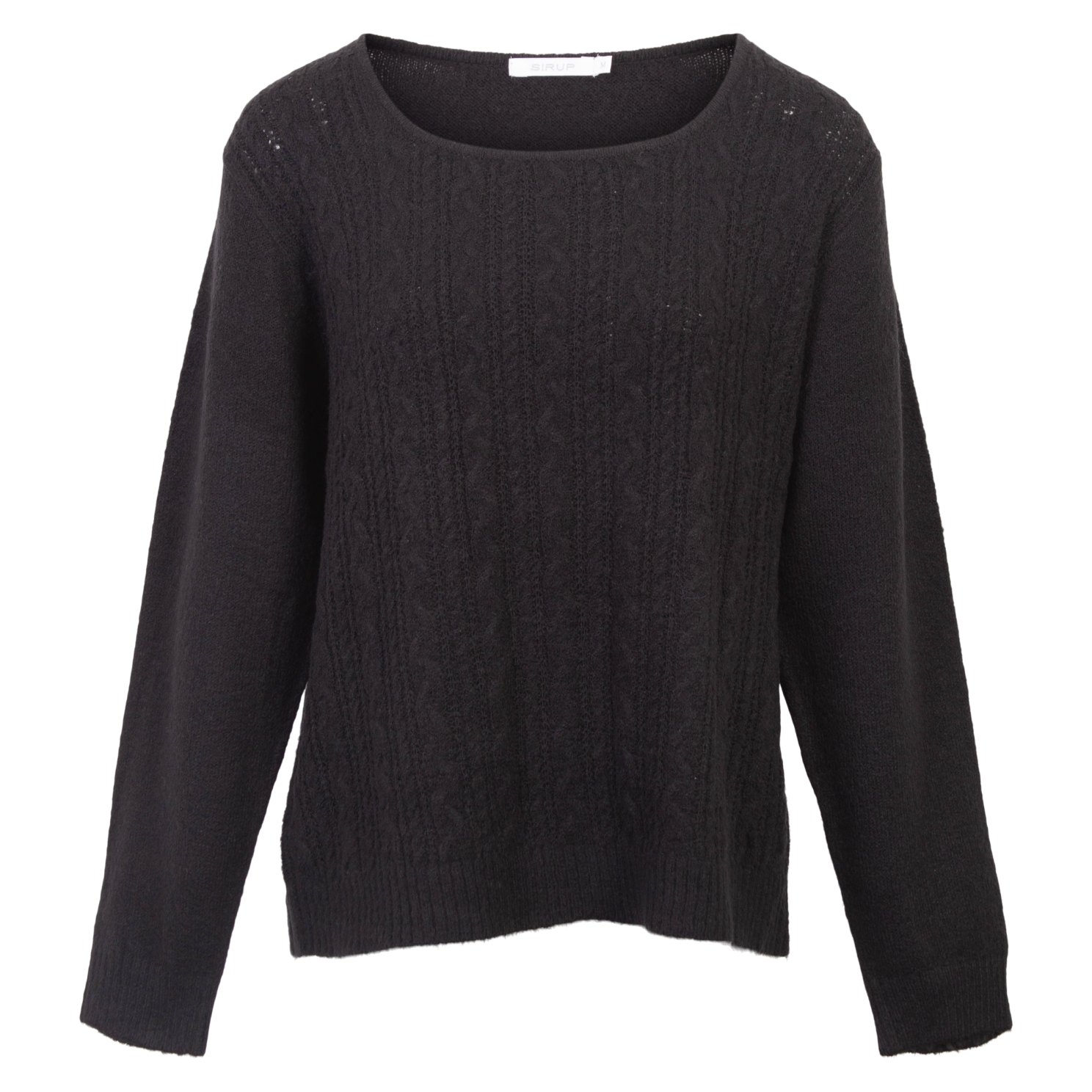 Sirup Dame Striktrøje Black