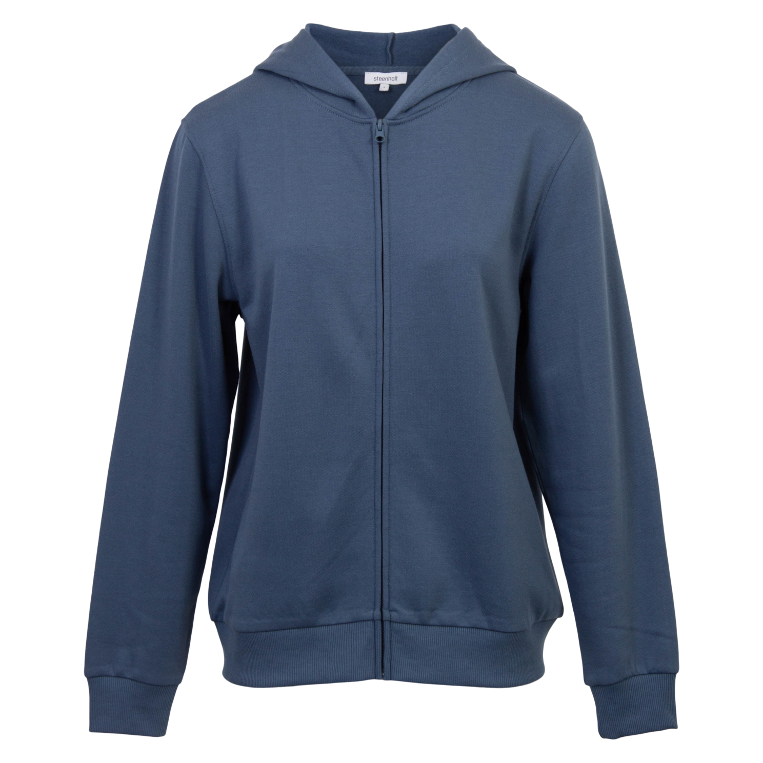 Steenholt Boston Dame Hættetrøje Plus Size Blue Horizon 44