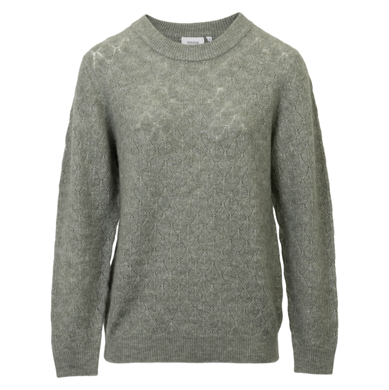 Steenholt Gora Dame Striktrøje Vetiver