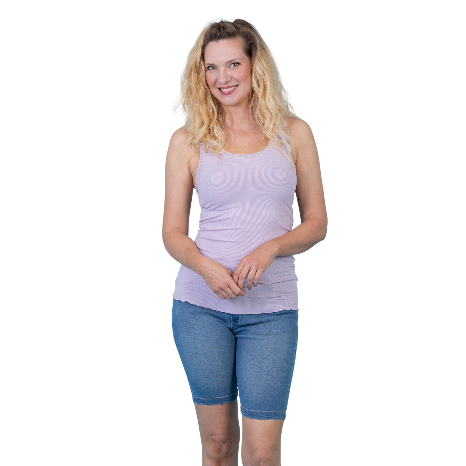 Steenholt Roselina Dame Top Lavender Frost